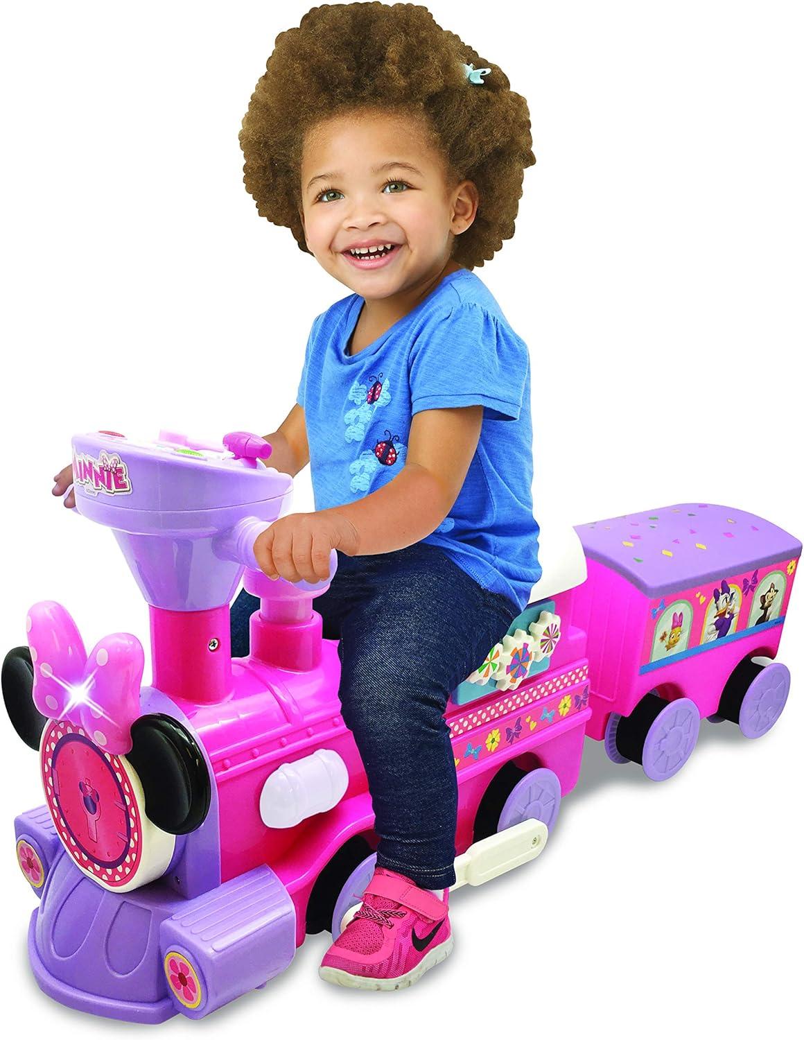 Kiddieland Disney Minnie Mouse Ride-On Motorized Train With Track