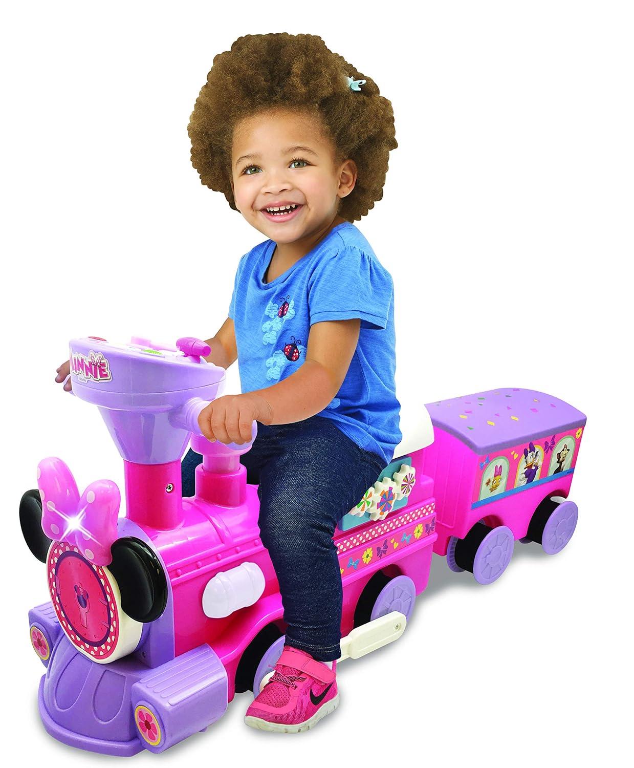 Kiddieland Disney Minnie Mouse Ride-On Motorized Train With Track