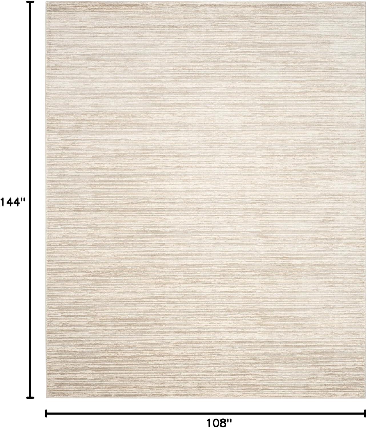 SAFAVIEH Vision Adrasteia Overdyed Solid Area Rug, 9' x 12', Beige