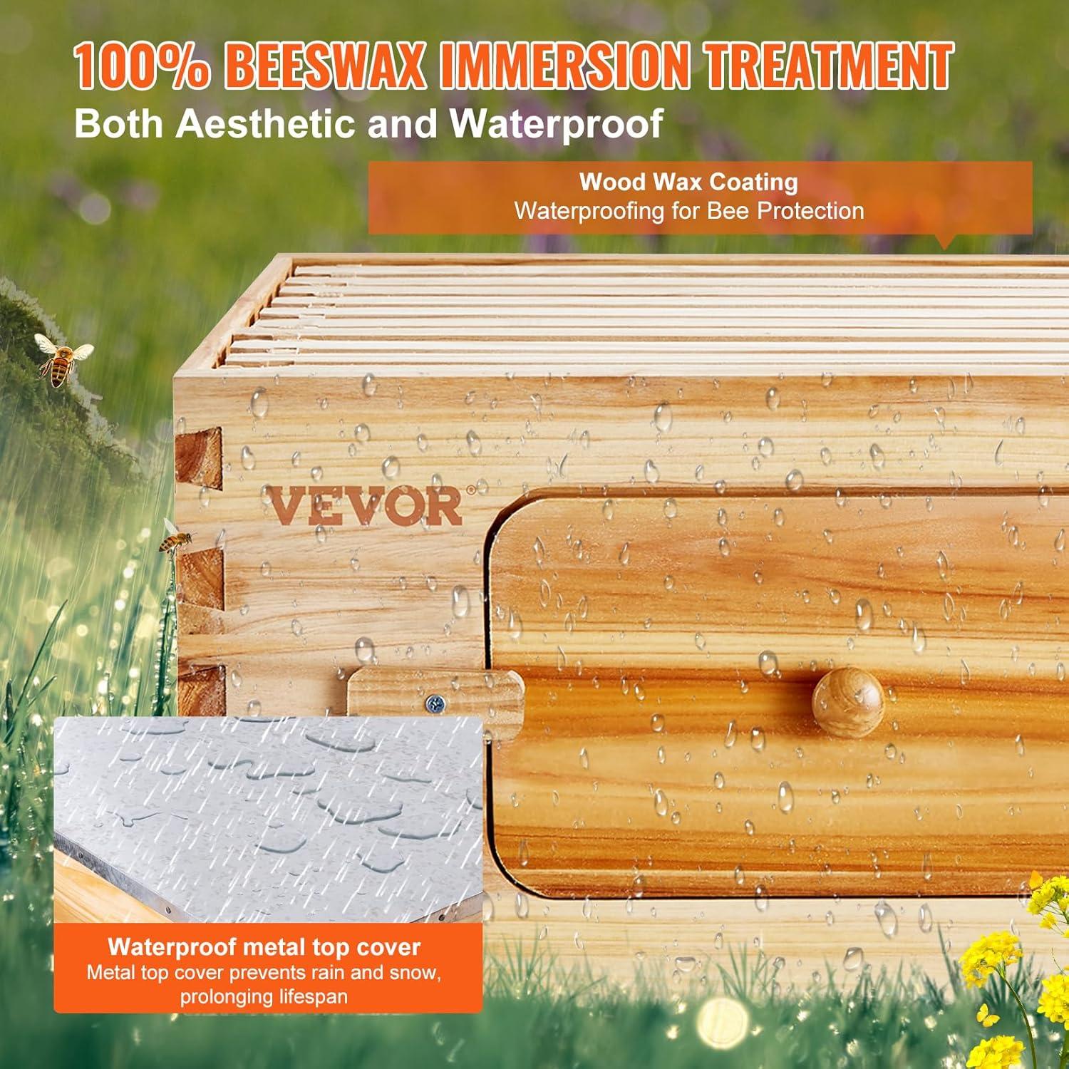 VEVOR VEVOR Bee Hive 30 Frame Bee Hives Starter Kit