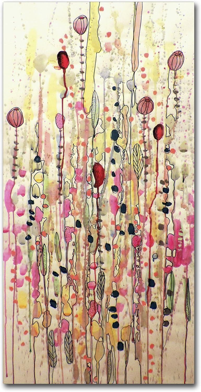 Sylvie Demers Abstract Floral Canvas Art in Multicolor