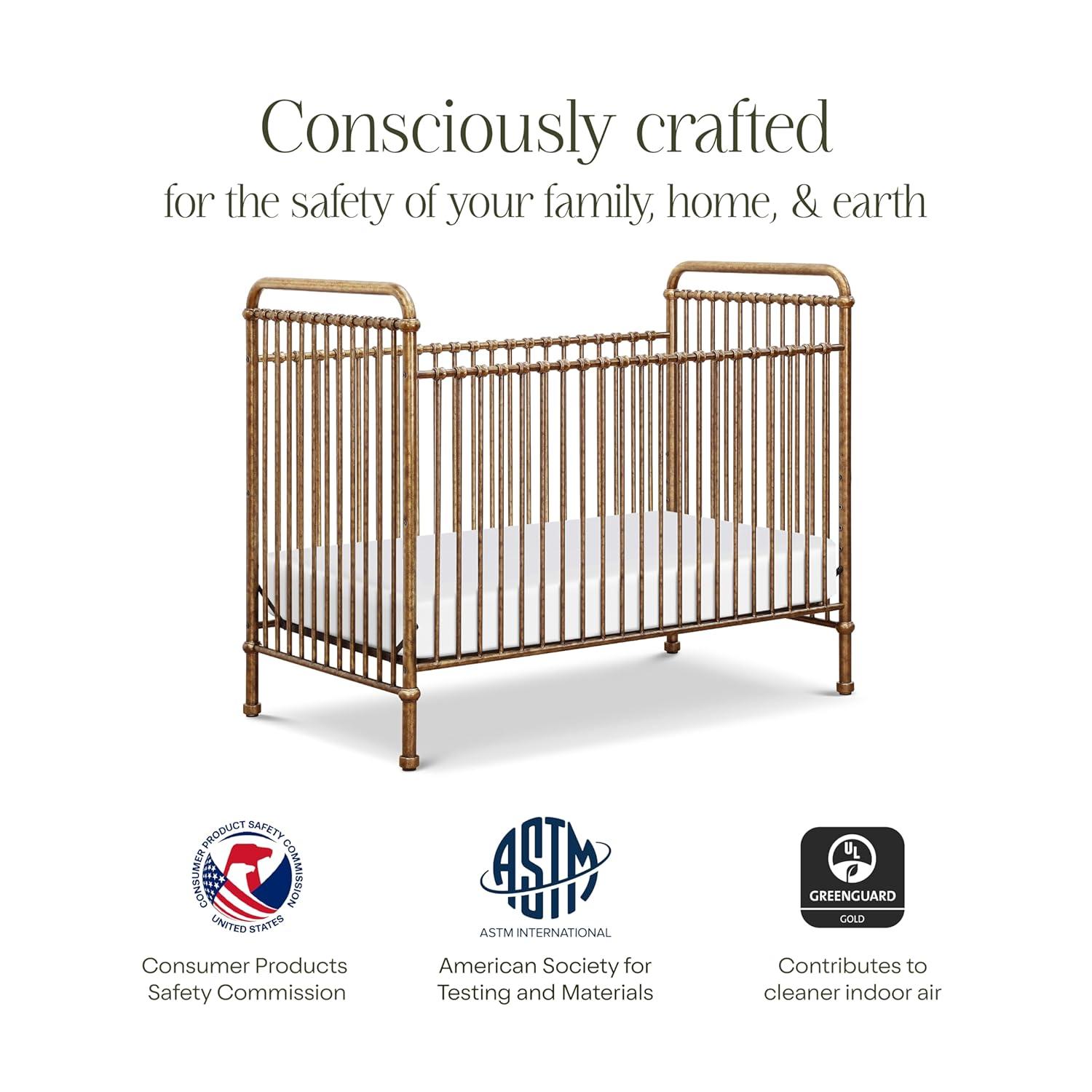 Abigail Greenguard Gold Certified 3 -in-1 Convertible Crib