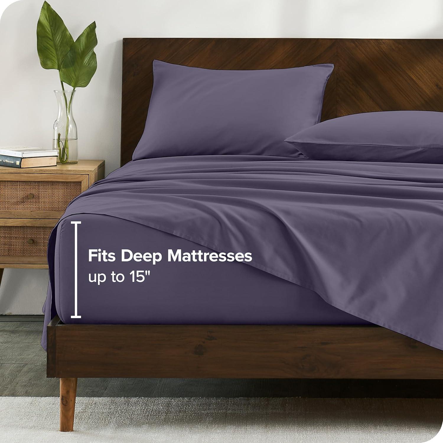 Bare Home 400 Thread Count Sateen Sheet Set