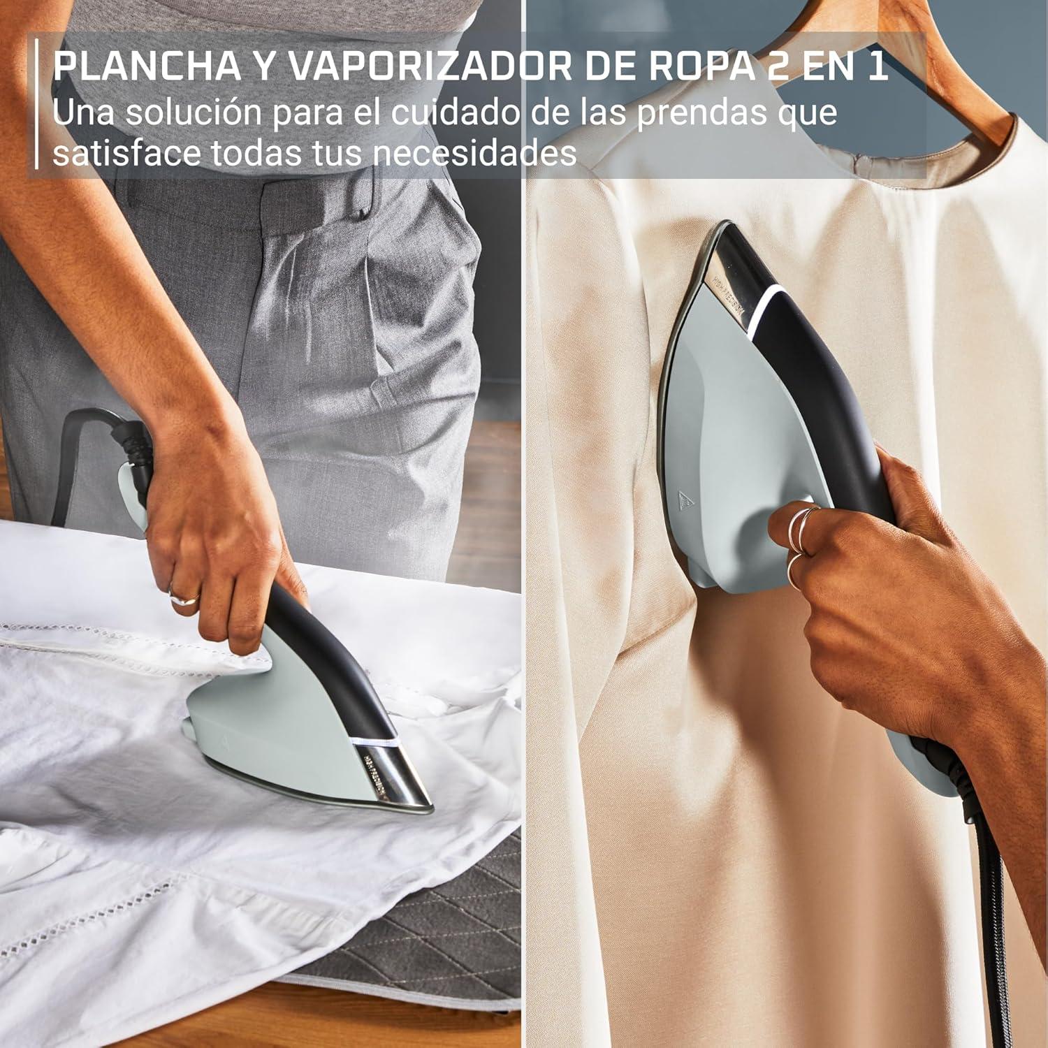 Rowenta Duo Force | 2-in-1 Steam Iron and Clothes Steamer | Versatile and Efficient Garment Care