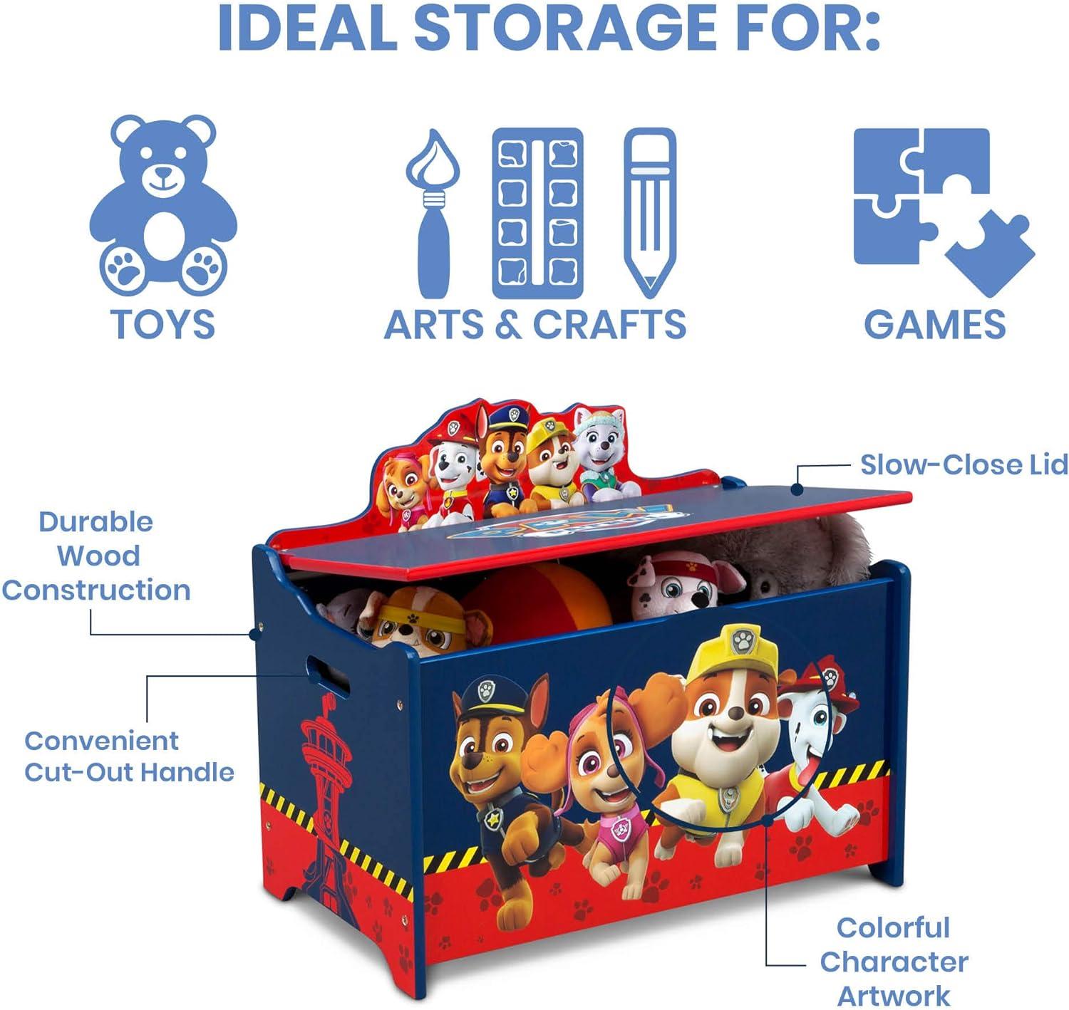 PAW Patrol Deluxe Kids' Toy Box - Delta Children