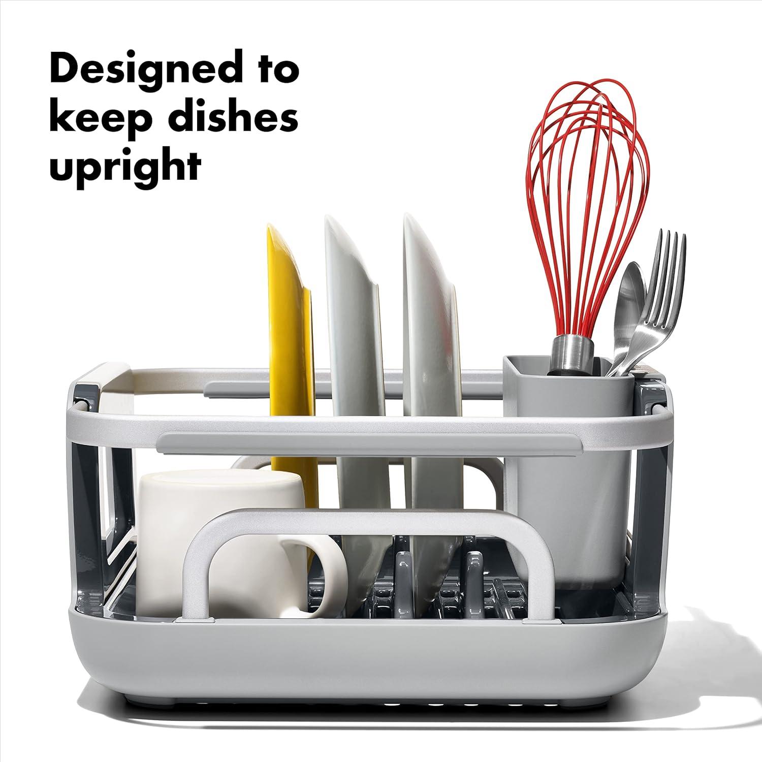 OXO Good Grips Extendable Over-The-Sink Aluminum Dish Rack