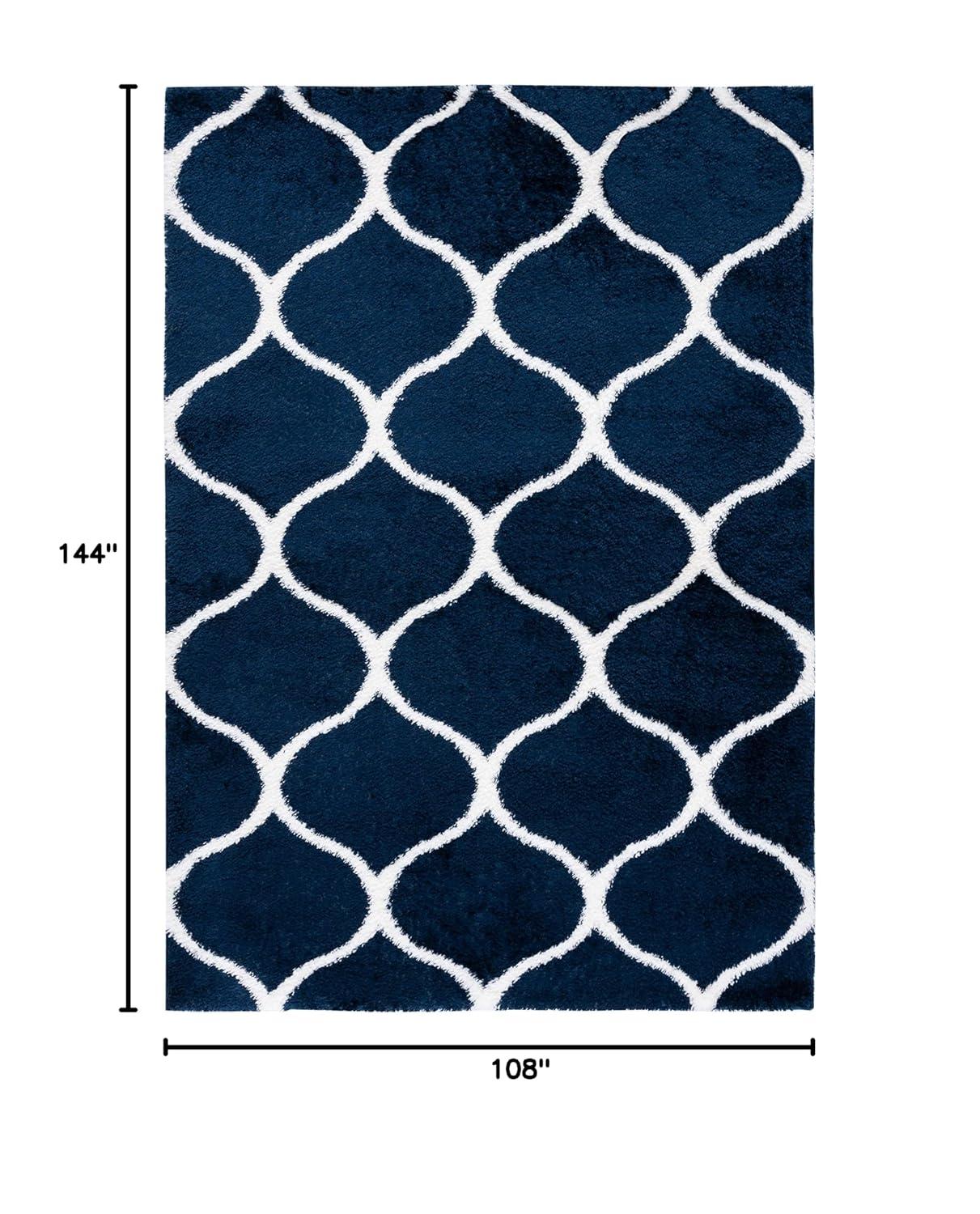 Red Barrel Studio® Tahoe Shag Performance Geometric Rug
