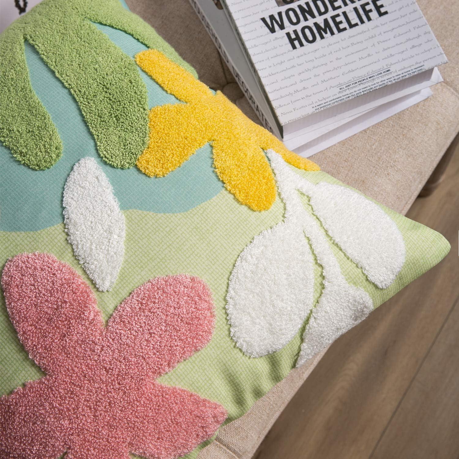 Phantoscope Floral Throw Pillow