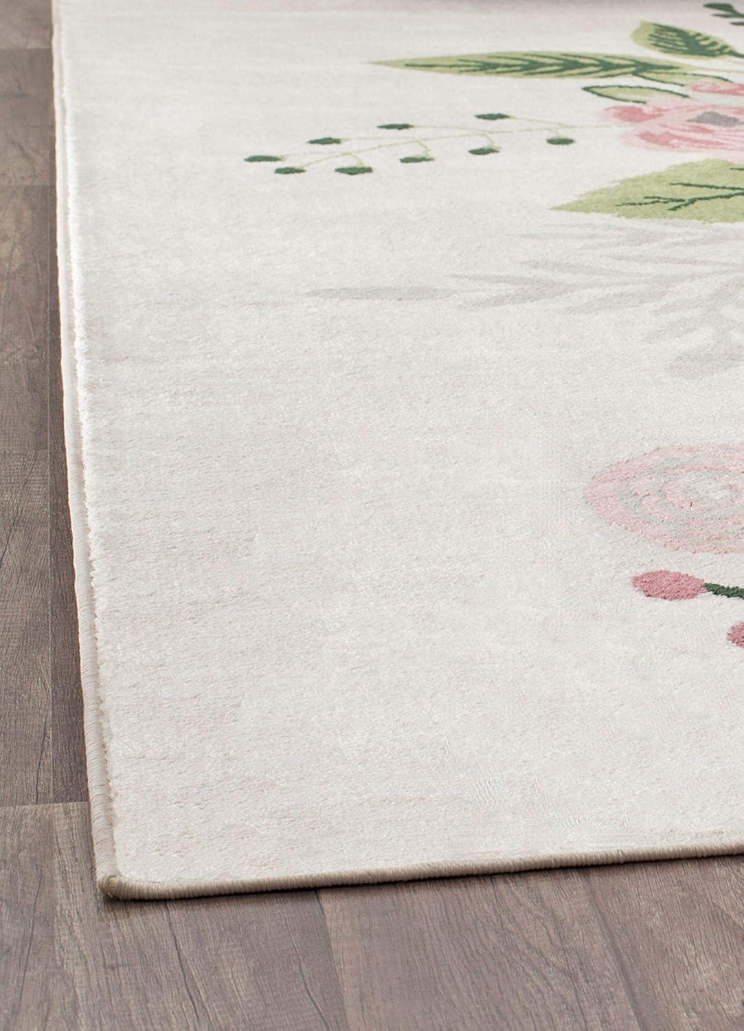 Rugs America Hanna Floral Transitional Area Rug