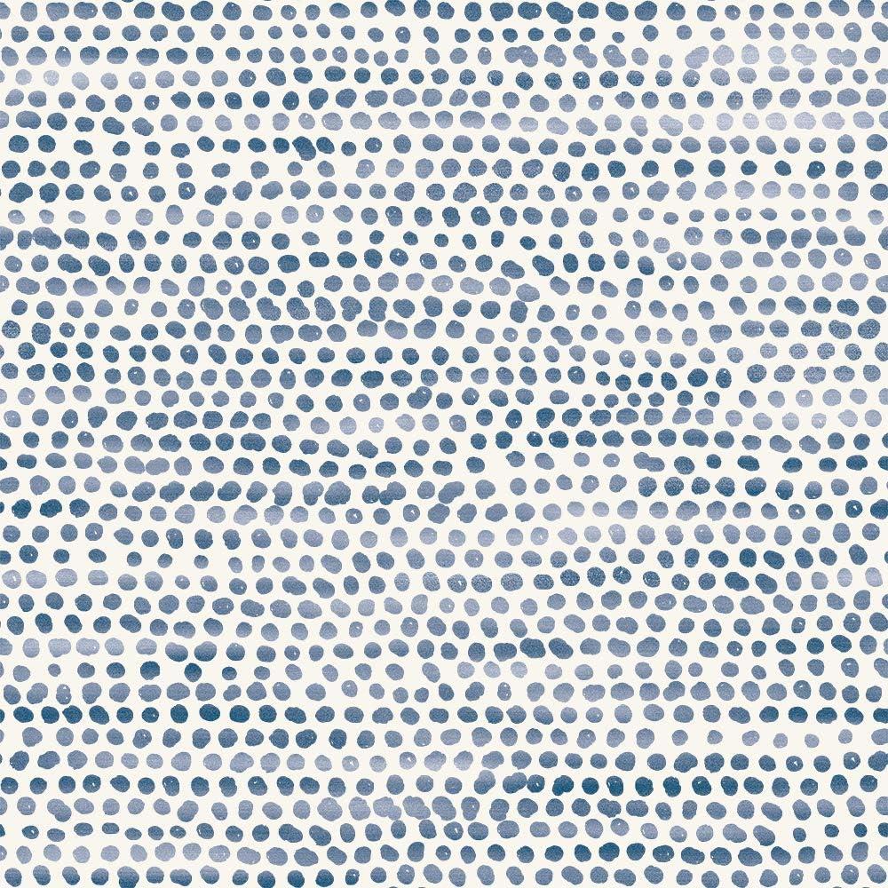 Tempaper Moire Dots Light Tan Peel and Stick Wallpaper, 20.5" x 16.5'