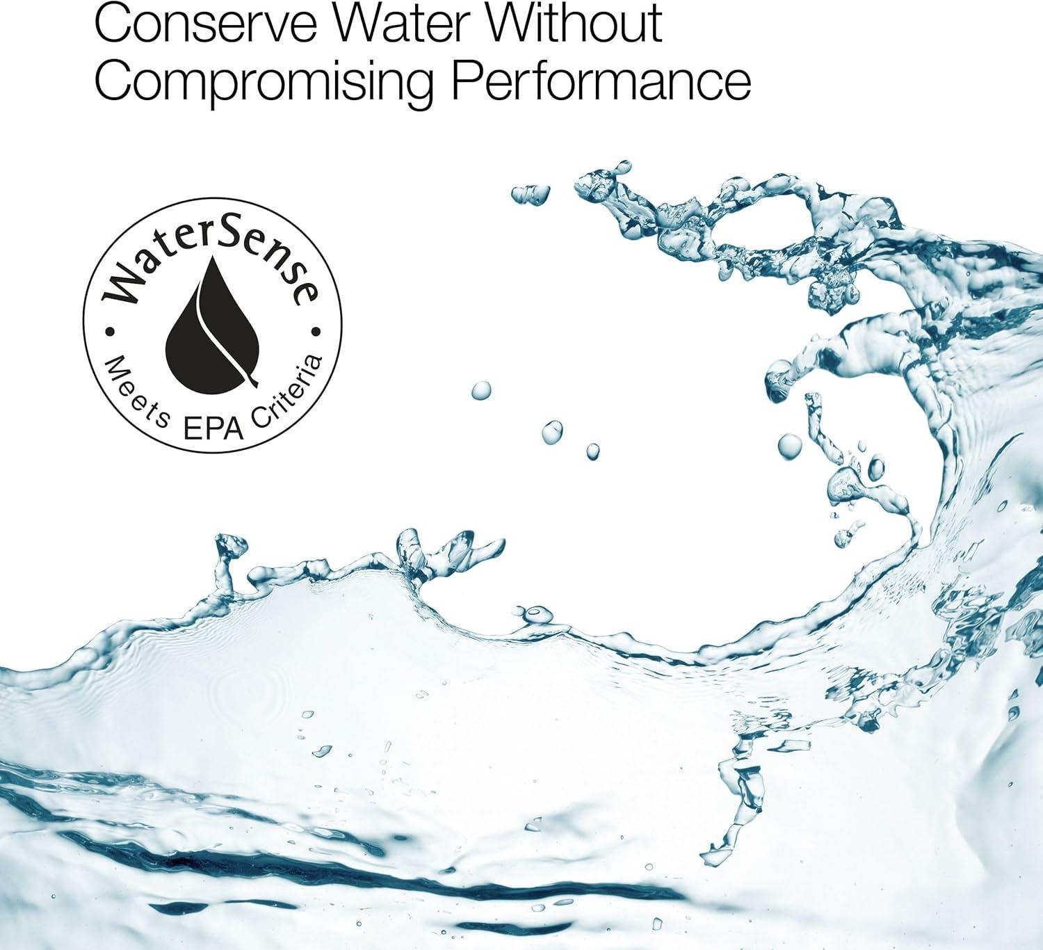 Kohler Purist® 1.75 Gpm Multifunction Wall Mount Showerhead, Three Spray Settings, 5.5" High Pressure Spray Head