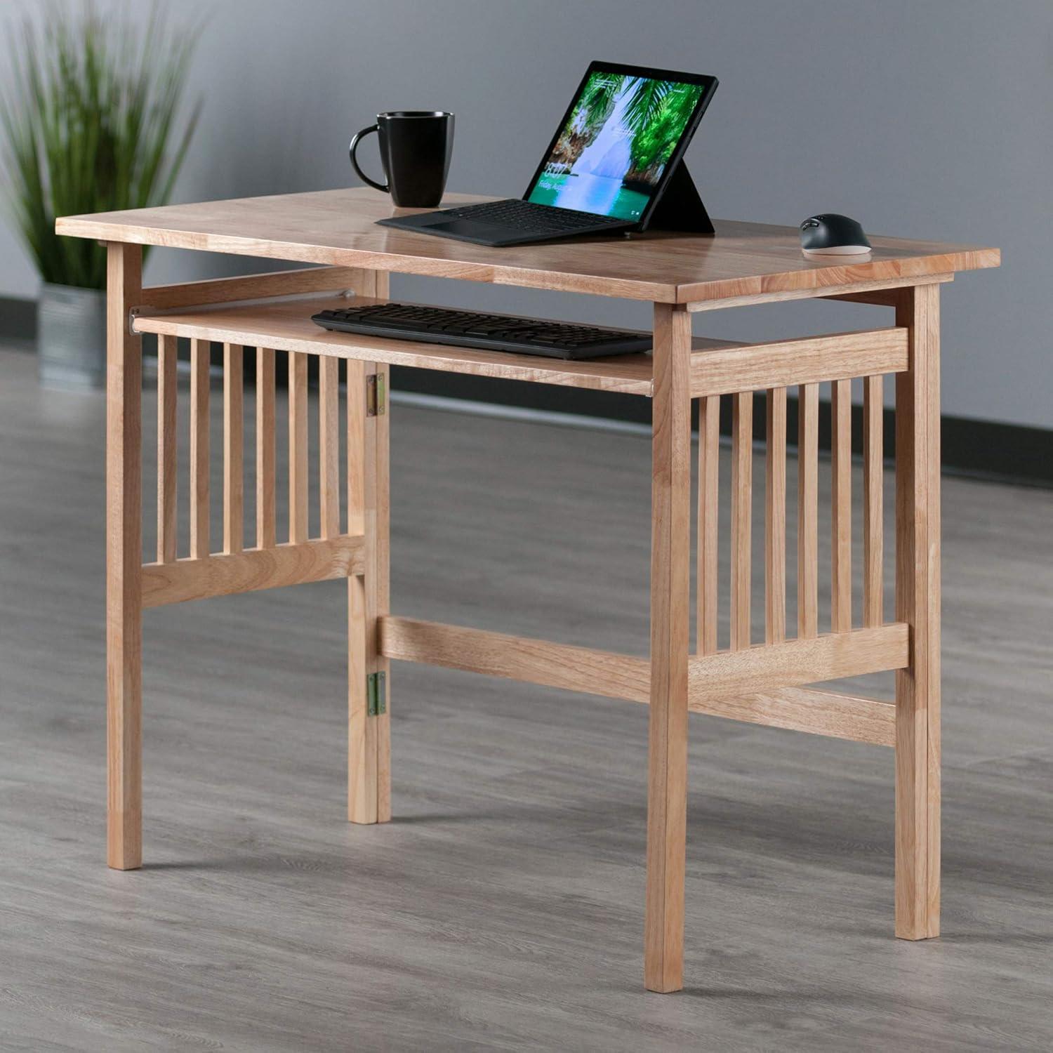 Alcott Hill® Bednarz Solid Wood Top Computer Desk