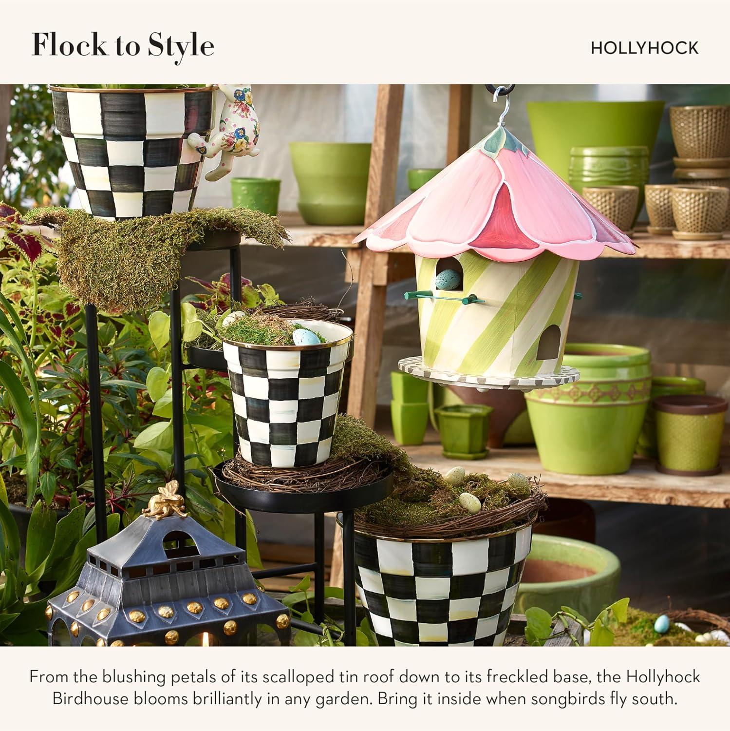 MacKenzie-Childs Hollyhock Birdhouse