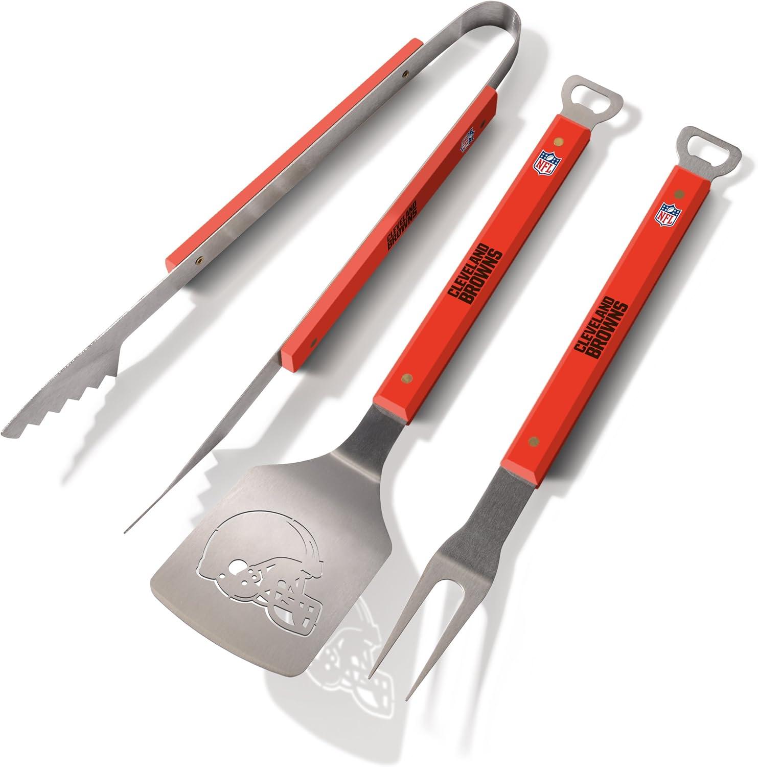 YouTheFan Stainless Steel Grilling Tool Set