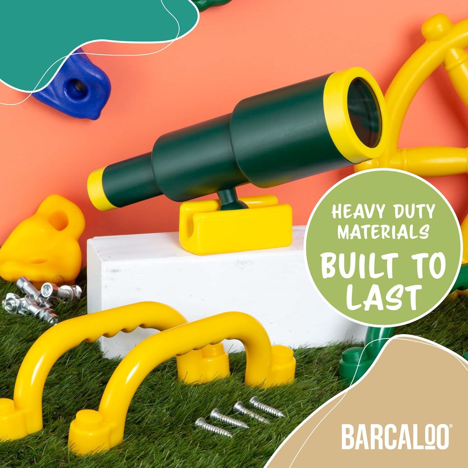 Playground Safety Handles - Yellow Grab Handle Bars for Jungle Gym