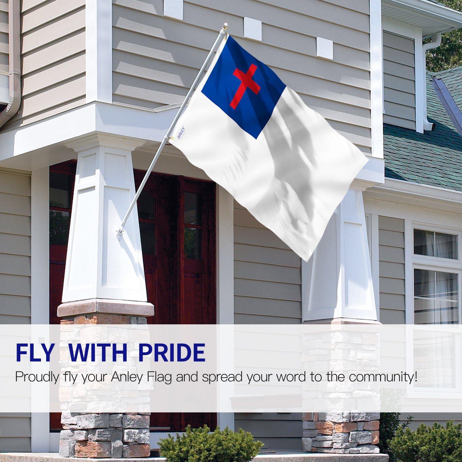 Double Sided 36'' H x 60'' W Polyester House Flag