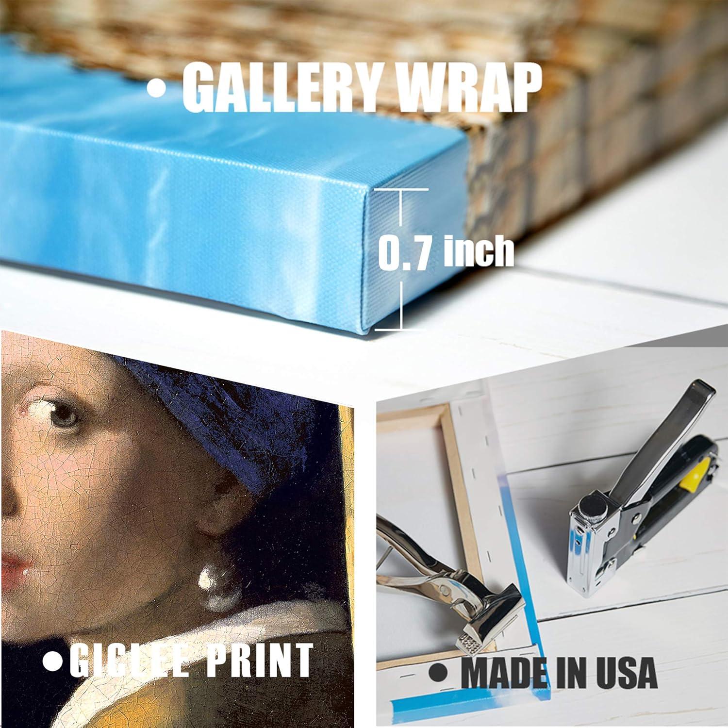 "Girl With Pearl Earring, Jan Vermeer - CANVAS OR FINE PRINT WALL ART"