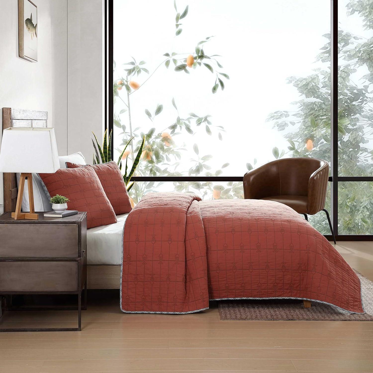 Eddie Bauer Eddie Bauer Troutdale Cotton Reversible Quilt Set