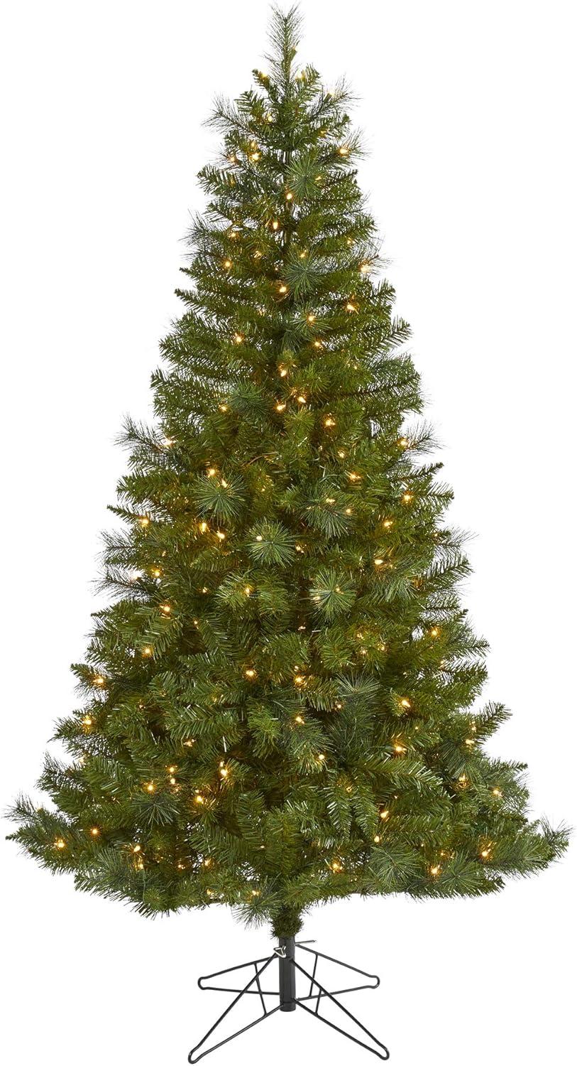 Nearly Natural 6' Mount Hood Spruce Prelit Artificial Christmas Tree