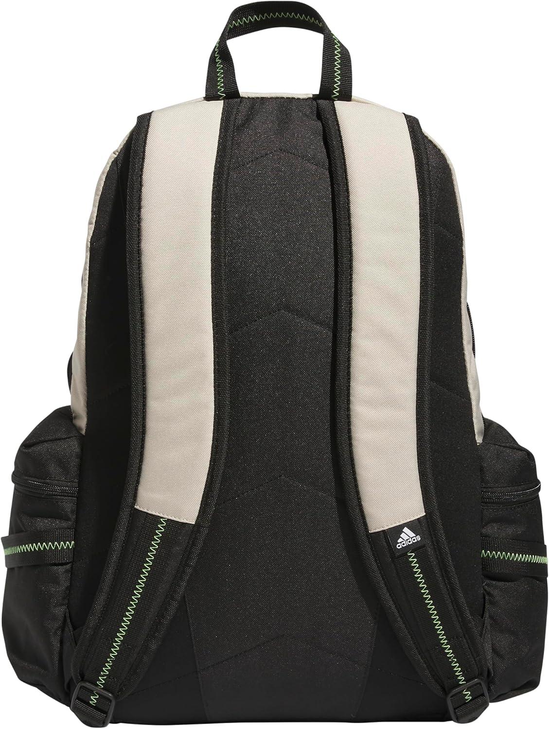 Adidas City Icon Unisex Backpack with Laptop Sleeve - Black/Wonder Beige