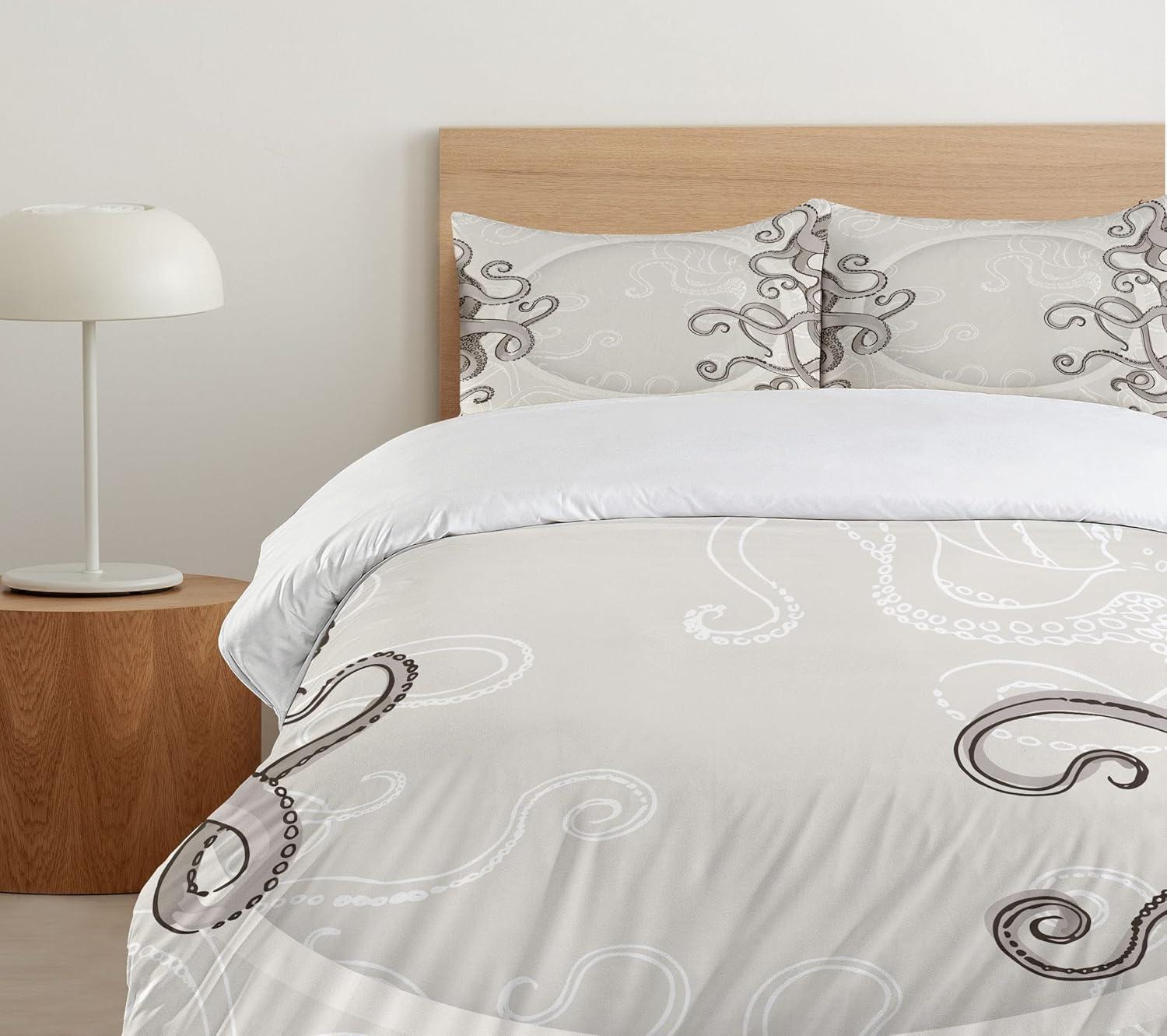 Kraken Coastal Duvet Cover Set