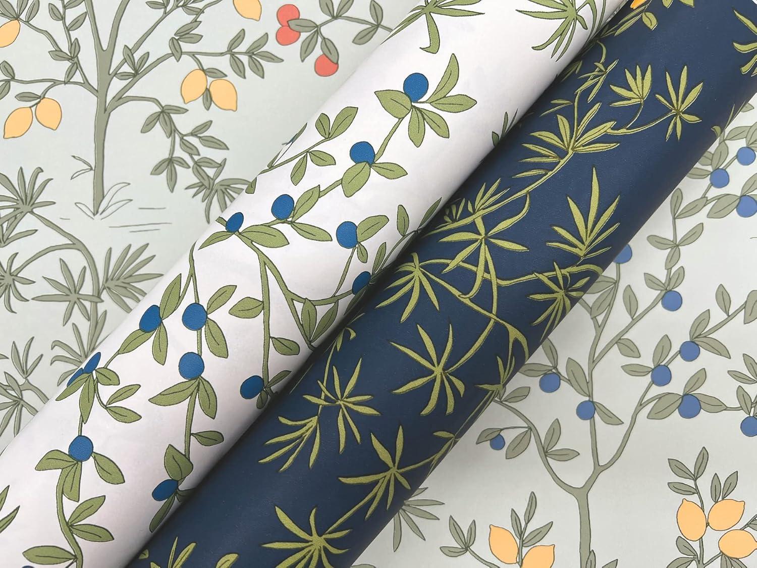 Lemon Grove Peel + Stick Wallpaper by Erin & Ben Co. - White