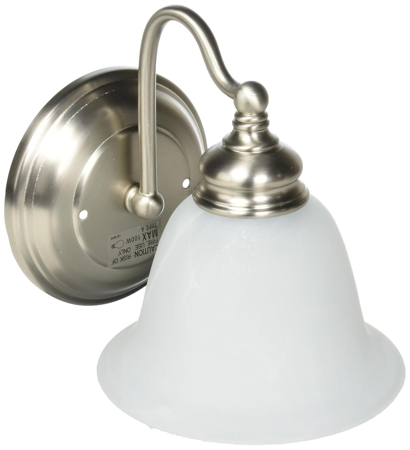 Livex Lighting Essex 1 - Light Vanity in  Brushed Nickel