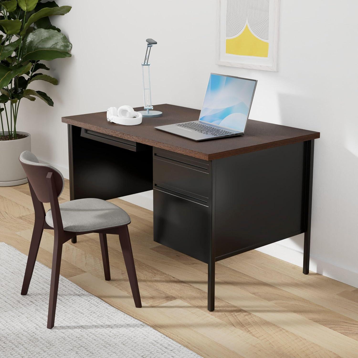 Fortress Series 48" Single Pedestal Desk