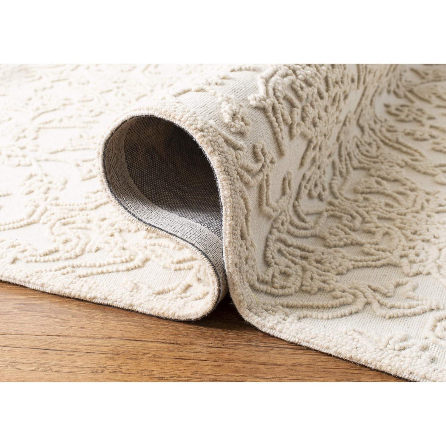 Trace TRC102 Hand Tufted Indoor Accent Rug - Ivory - 2'x3' - Safavieh