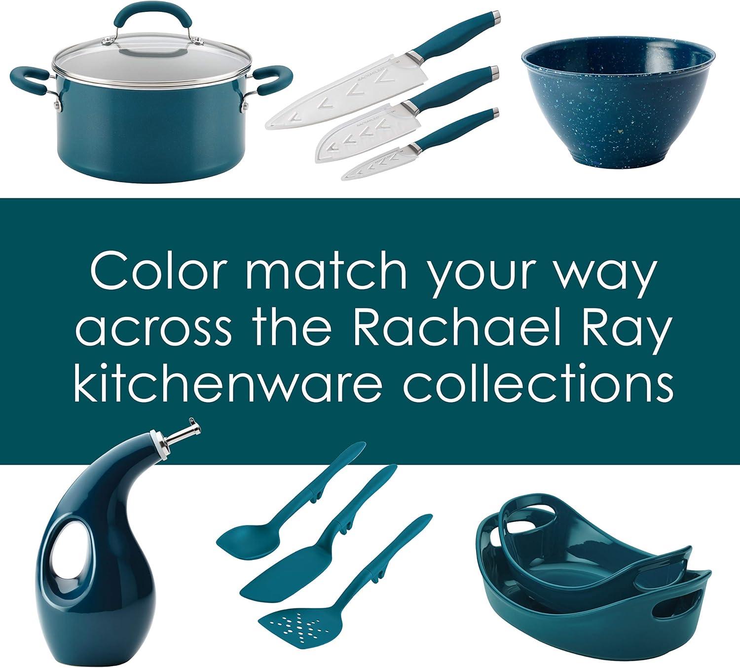 Rachael Ray Tools & Gadgets 2 Piece Nylon Turner Set, Marine Blue