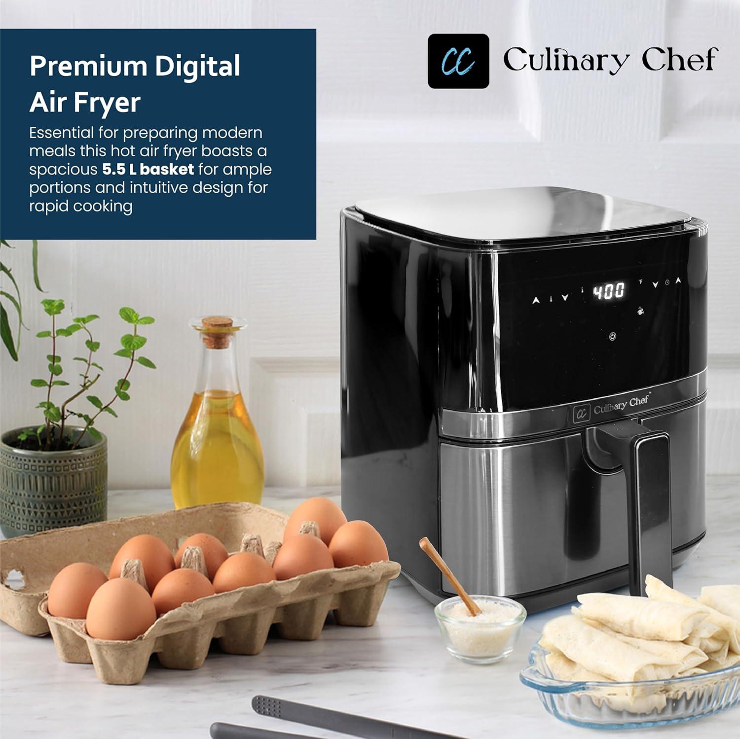 Culinary Chef 5.81 Quarts Air Fryer