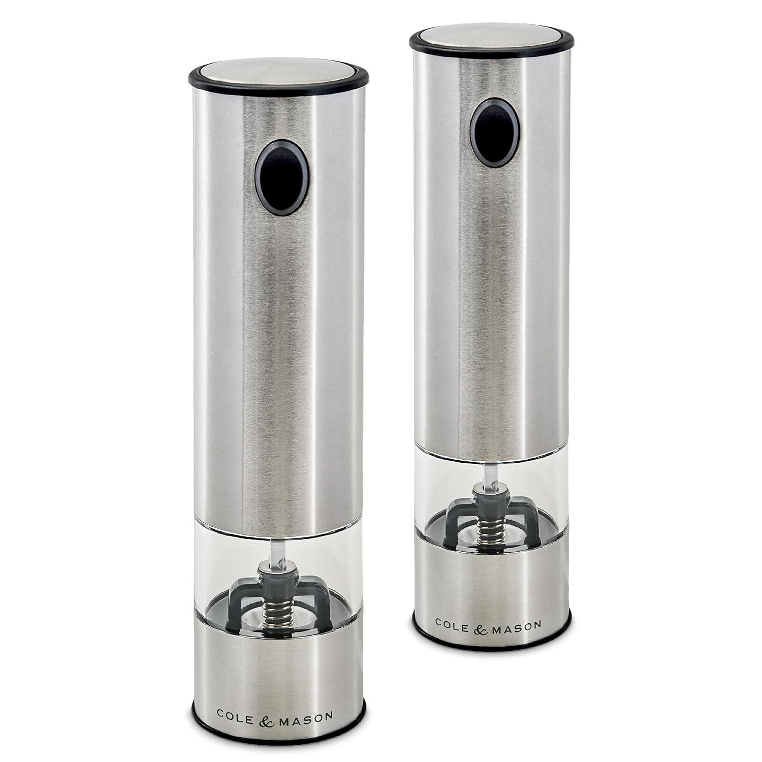 Cole & Mason Cole & Mason Battersea Electric Salt And Pepper Grinder Set