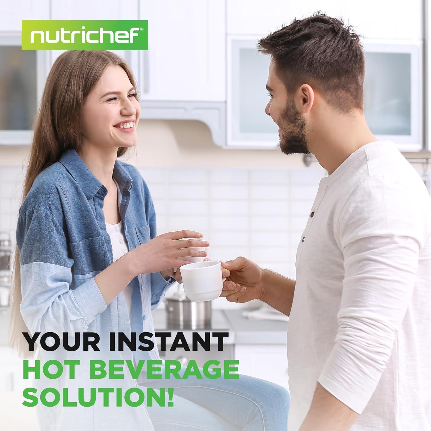 NutriChef 5 Qt Stainless Steel Electric Water Boiler & Warmer, PKWK63