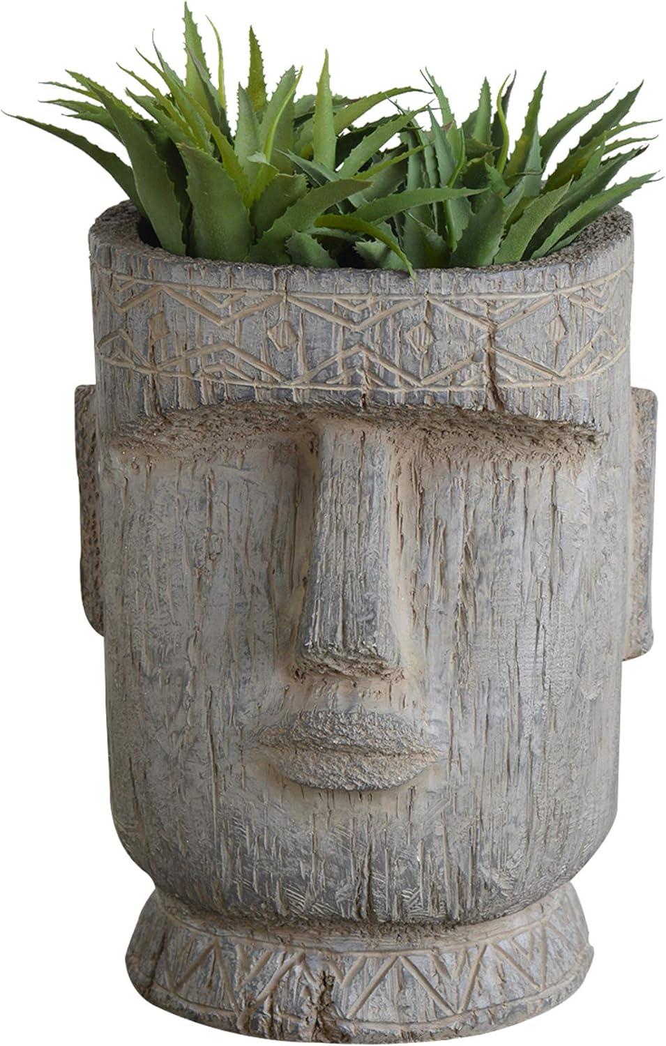 A and B Home A&B Home Rustic Stone Statue Planter
