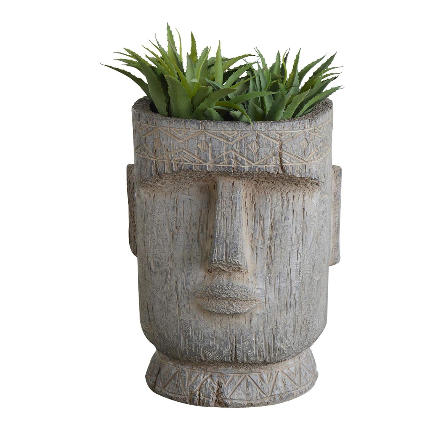 A and B Home A&B Home Rustic Stone Statue Planter