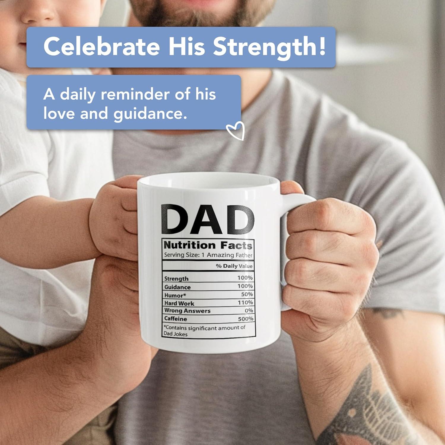 Light Autumn Changing Color Mugs - Heat Change Mug for Dad - Gifts from Daughter - Thermal Heat Activated, Battery - Dad Birthday Gifts for Dad