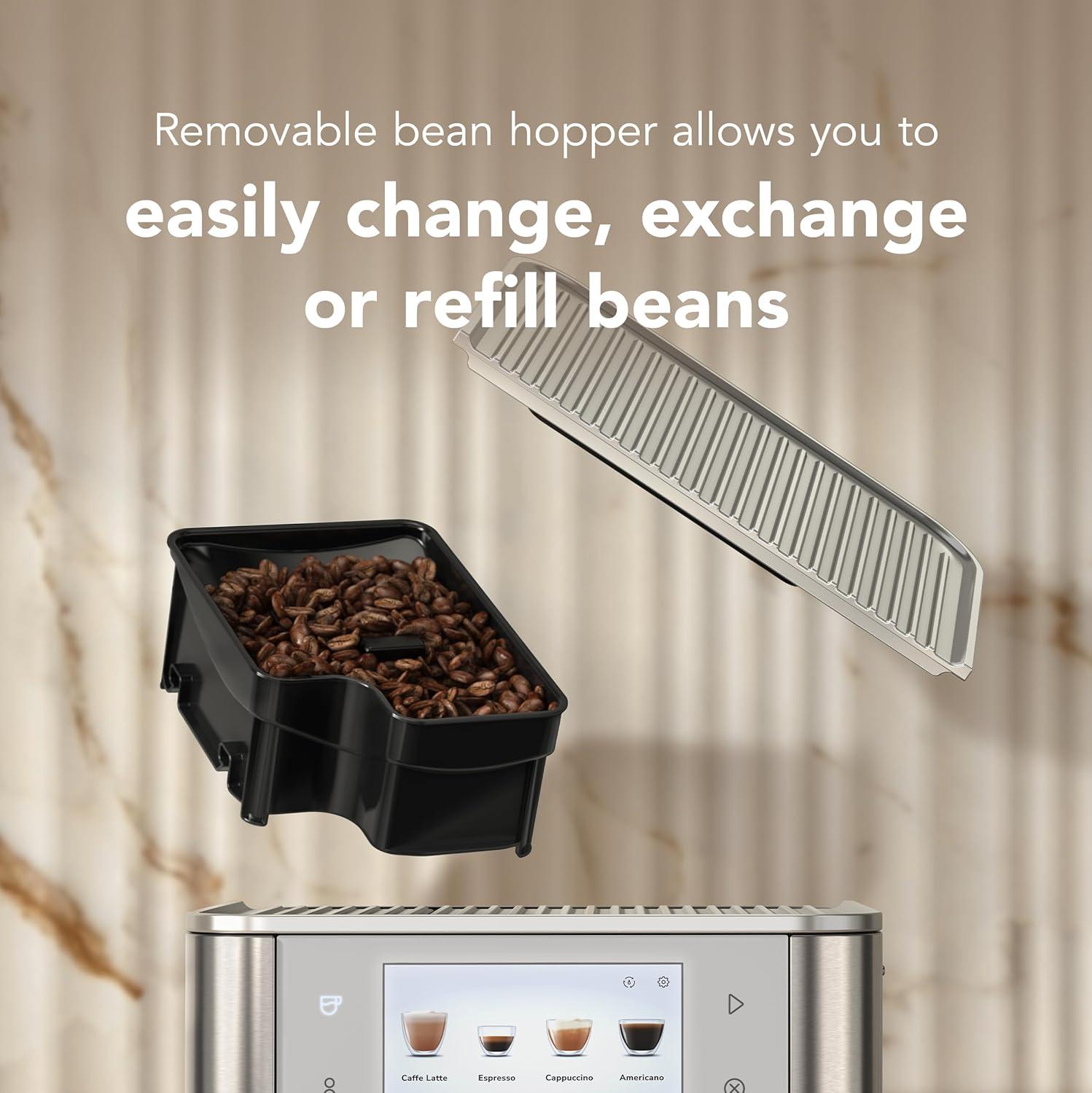 KitchenAid ® KF8 Fully Automatic Espresso Machine in Porcelain White