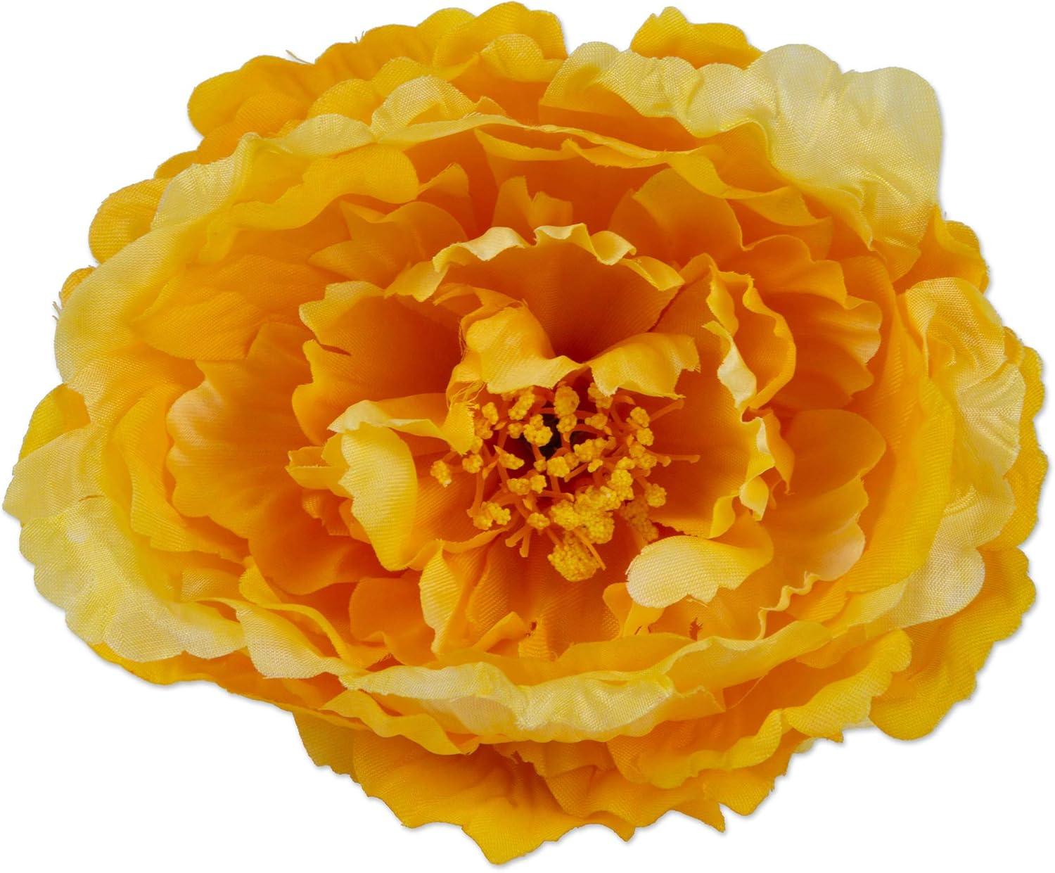 Peony Napkin Ring Et/4 Yellow