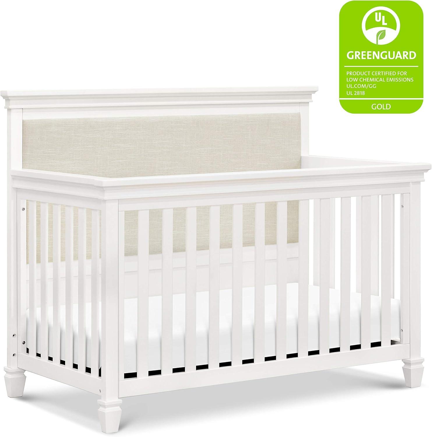 Darlington 4-in-1 Convertible Upholstered Crib