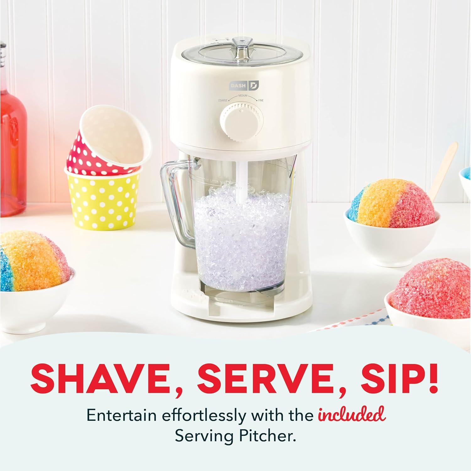Dash Deluxe Shaved Ice and Slushy Maker - Cream