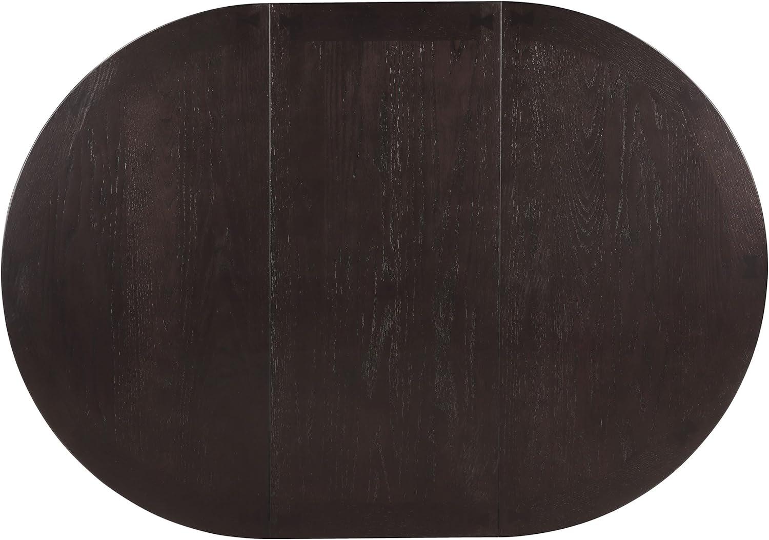 Coaster Lavon Extendable Storage Wood Dining Table in Espresso