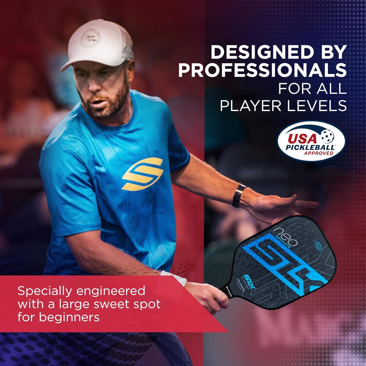 by Selkirk Pickleball Paddle Bundles | SLK Neo Fiberglass and Graphite Pickleball Paddles | SLK Atlas Raw Carbon Fiber Pickleball Paddle | Pickleball Rackets Designed in The USA