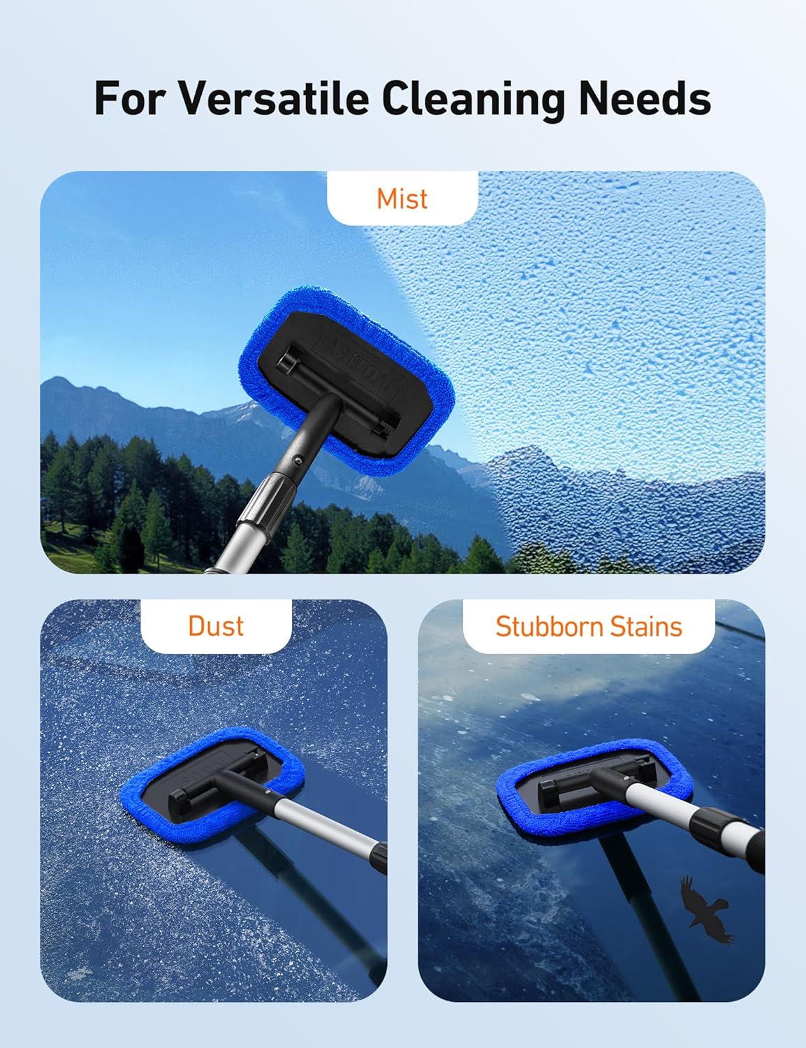 Microfiber Cleaning Cloths, Car Cleaning Supplies Microfiber Towels, Car Wash Kit, Automotive Cleaners Windshield Glass Cleaning Tool, Cleaner for Car Window, for Gifts