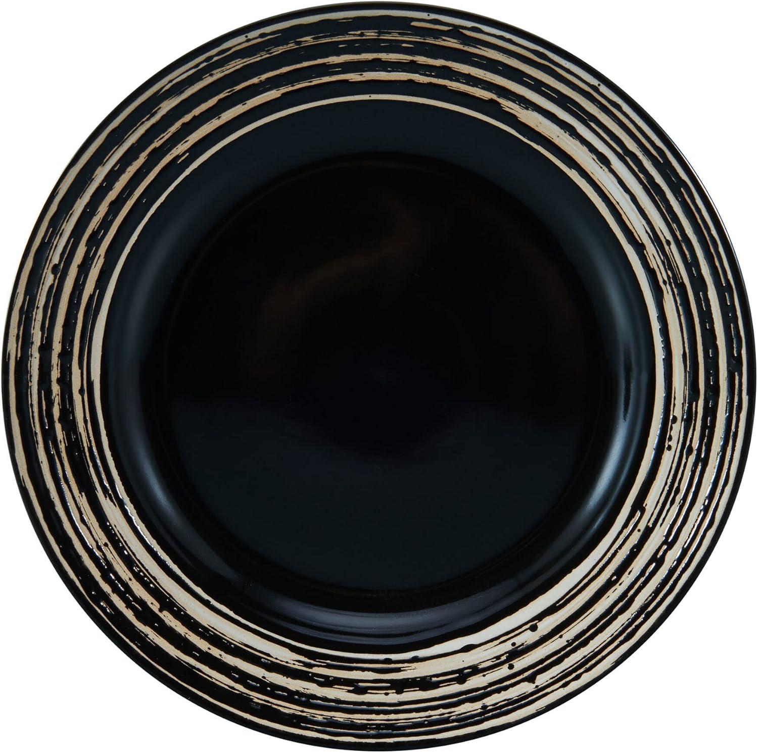 Pfaltzgraff® Bryson Black 16-Piece Dinnerware Set Stoneware