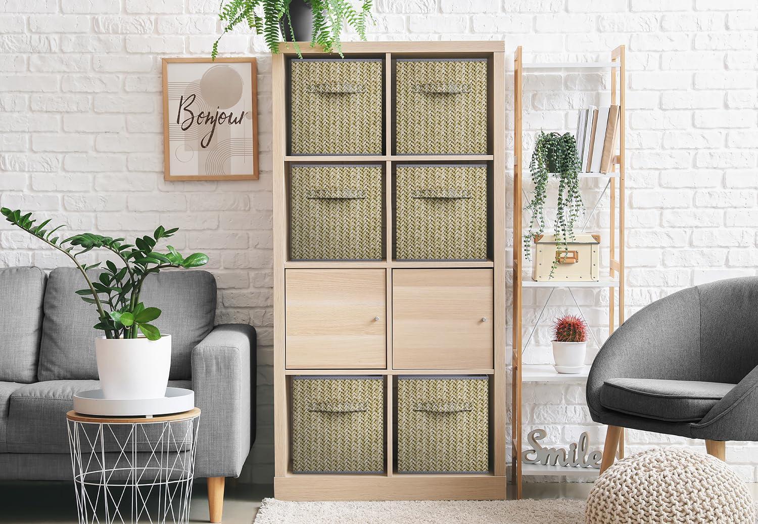 Sorbus Sorbus 4 Pack 11" Foldable Fabric Storage Cube Bins with Handles