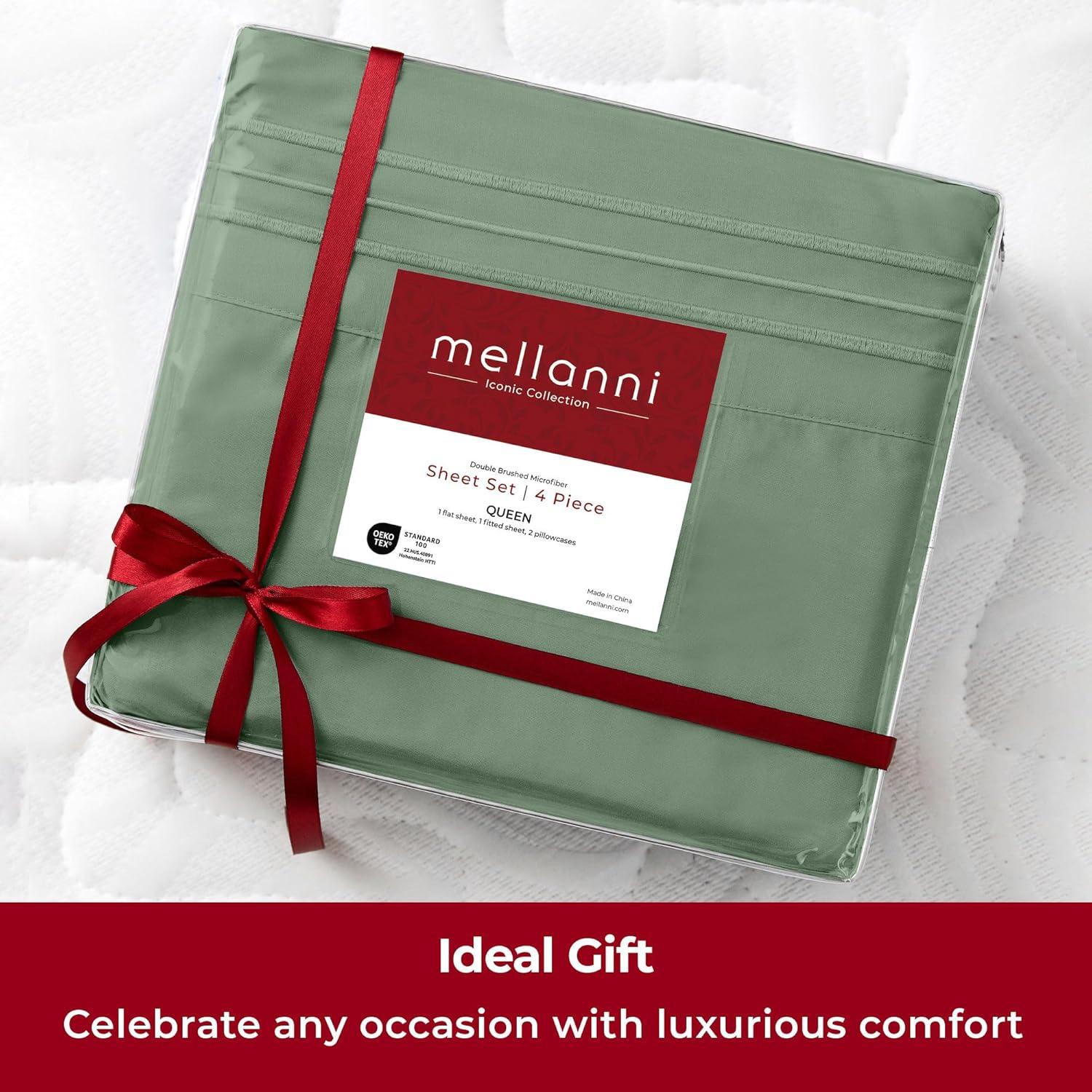 4 Piece Microfiber Sheet Set - Mellanni