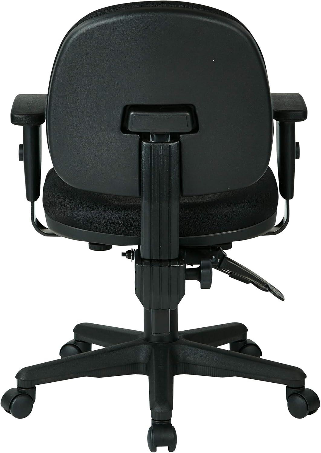 Icon Black Ergonomic Executive Office Chair with Adjustable Arms