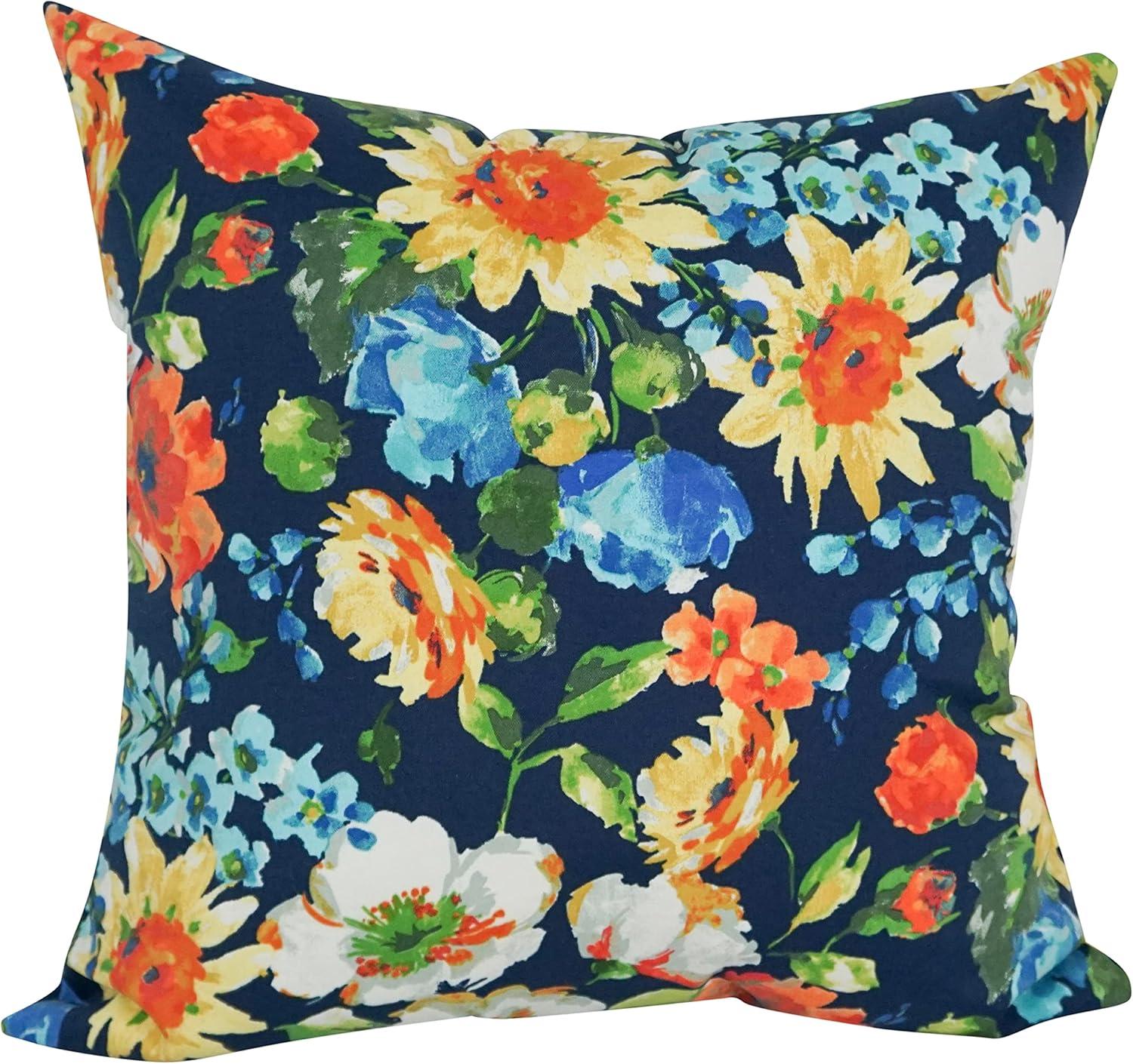 Outdoor Patterned Spun Polyester 25-inch Jumbo Throw Pillows (Set of 2) 9913-S2-REO-59