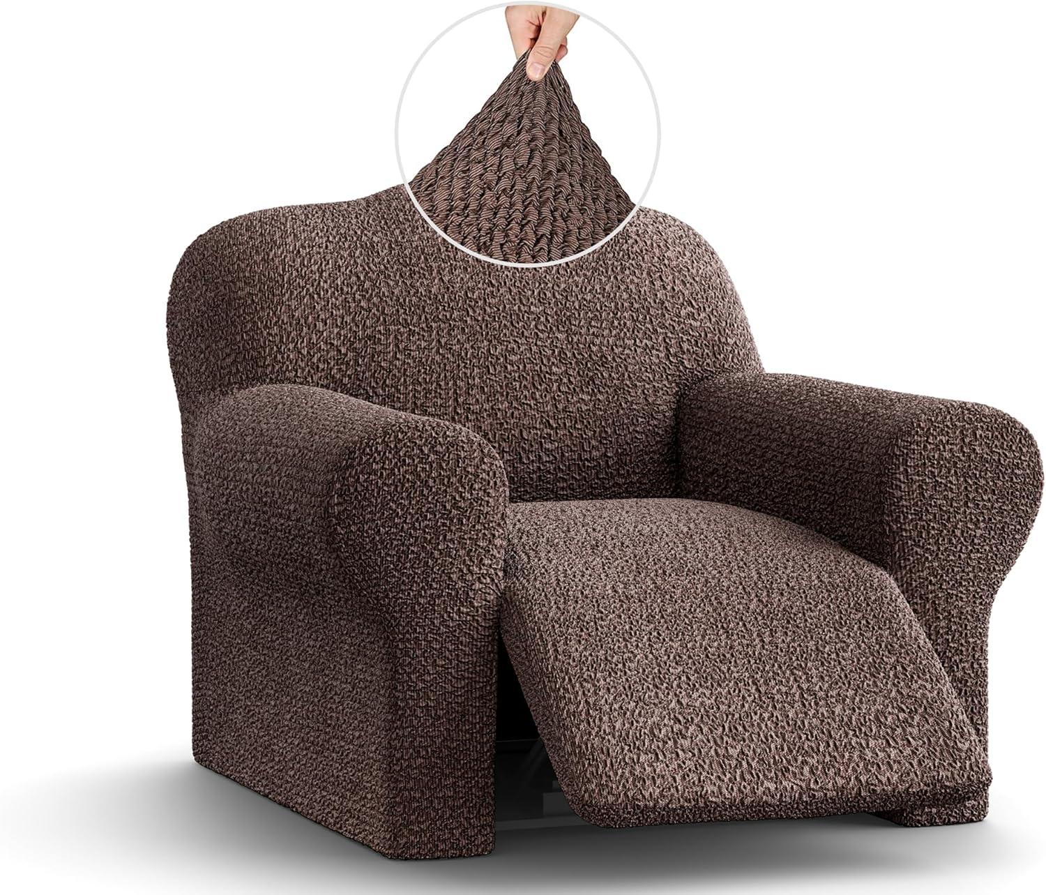 Stretchy Slipcover for Recliner Armchair - Italian Style & Premium Quality - Mille Righe Collection