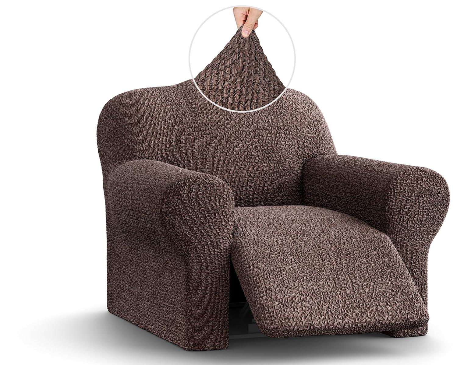 Stretchy Slipcover for Recliner Armchair - Italian Style & Premium Quality - Mille Righe Collection